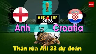 Thần Rùa Ali 33 dự đoán: Anh vs Croatia (Vòng bảng World Cup 2026)