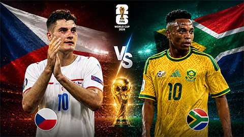 Siêu máy tính dự đoán kết quả CH Séc vs Nam Phi tại World Cup 2026