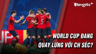 Hai trận đấu, hai lần dẫn trước và một World Cup đang dần trôi khỏi tay CH Séc