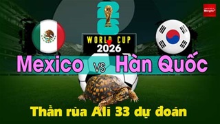 Thần Rùa Ali 33 dự đoán: Mexico vs Hàn Quốc (Vòng bảng World Cup 2026)