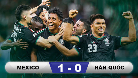 Kết quả Mexico 1-0 Hàn Quốc: Xác định đội đầu tiên giành vé vào vòng 1/16