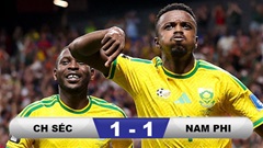 Kết quả CH Séc 1-1 Nam Phi: Chia điểm tiếc nuối