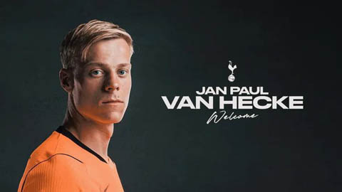 Tottenham chiêu mộ thành công Van Hecke
