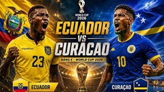 Trực tiếp Ecuador vs Curacao, 07h00 ngày 21/6