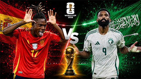 Siêu máy tính dự đoán kết quả Tây Ban Nha vs Saudi Arabia tại World Cup 2026