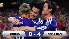 Kết quả Tunisia 0-4 Nhật Bản: Tưng bừng Samurai xanh