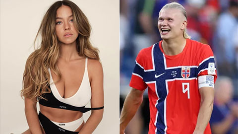 Erling Haaland gây sốt khi bất ngờ nhắc tên Sydney Sweeney