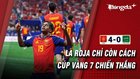 Tây Ban Nha, thắng 7 trận còn lại là sẽ vô địch