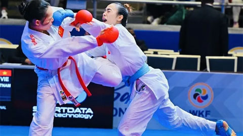 Karate Việt Nam giành HCV giải vô địch châu Á 2026