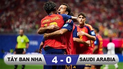 Kết quả Tây Ban Nha 4-0 Saudi Arabia: Cách biệt về đẳng cấp
