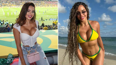 Vòng một mướt mắt của mỹ nhân cổ vũ Colombia ở World Cup 2026