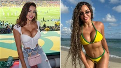 Vòng một mướt mắt của mỹ nhân cổ vũ Colombia ở World Cup 2026
