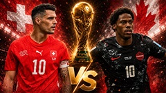Siêu máy tính dự đoán kết quả Thụy Sĩ vs Canada tại World Cup 2026