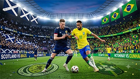 Trực tiếp Scotland vs Brazil, 05h00 ngày 25/6
