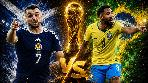 Siêu máy tính dự đoán kết quả Scotland vs Brazil tại World Cup 2026