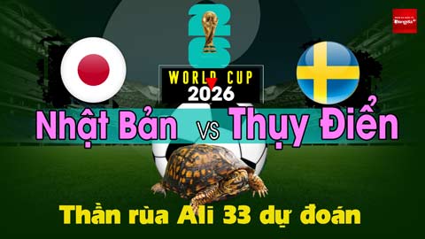 Thần Rùa Ali 33 dự đoán: Nhật Bản vs Thụy Điển (Vòng bảng World Cup 2026)
