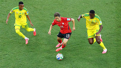 Trực tiếp Nam Phi 0-0 Hàn Quốc (Hết hiệp 1)
