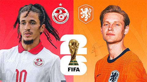 Trực tiếp Tunisia vs Hà Lan, 06h00 ngày 26/6