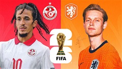 Trực tiếp Tunisia vs Hà Lan, 06h00 ngày 26/6