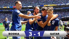 Kết quả Bosnia 3-1 Qatar: Thêm một đội châu Á bị loại