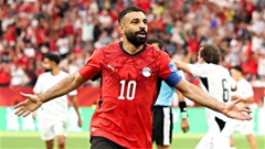 Mohamed Salah chỉ còn cách kỷ lục ghi bàn của tuyển Ai Cập đúng 1 pha lập công