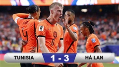 Kết quả Tunisia 1-3 Hà Lan: 'Cơn lốc cam' đụng Morocco ở vòng 1/16