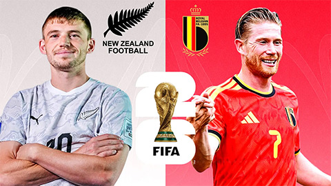 Trực tiếp New Zealand vs Bỉ, 10h00 ngày 27/6