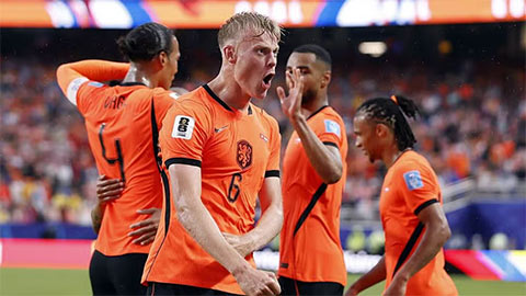 Tường thuật Tunisia 1-3 Hà Lan