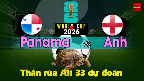 Thần Rùa Ali 33 dự đoán: Panama vs Anh (Vòng bảng World Cup 2026)