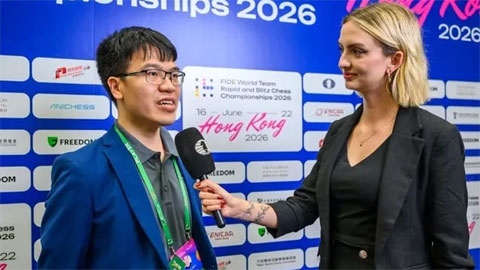 Lê Quang Liêm dự Olympiad 2026 cùng đội tuyển nữ cờ vua Mỹ