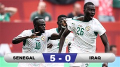 Kết quả Senegal 5-0 Iraq: Đại diện châu Á rời World Cup với thất bại nặng nề