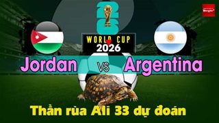 Thần Rùa Ali 33 dự đoán: Jordan vs Argentina