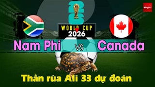 Thần Rùa Ali 33 dự đoán: Nam Phi vs Canada (Vòng 1/16 World Cup 2026)