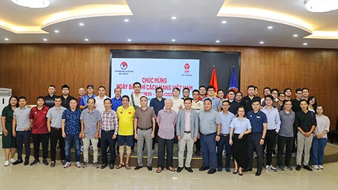 VFF, VPF gặp mặt, chúc mừng các nhà báo, phóng viên phía Bắc