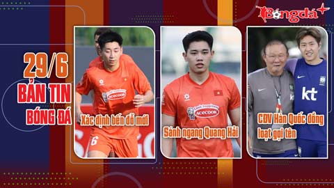 Bản tin 29/6: Đình Bắc sánh ngang Quang Hải ở ĐTVN; Nhật Minh chia tay Hải Phòng đến bến đỗ xác định