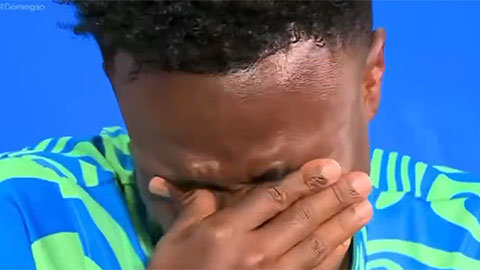 Vinicius bật khóc trước trận Brazil vs Nhật Bản