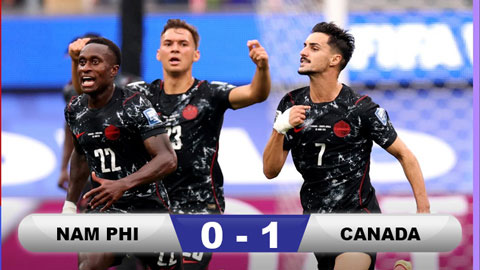 Kết quả Nam Phi 0-1 Canada: Chủ nhà vào vòng 1/8