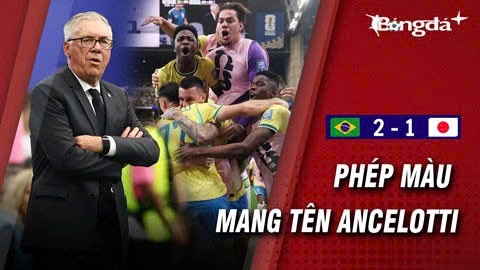 Ancelotti và phép màu của một bậc thầy: Brazil thắng bằng cái đầu trước khi thắng bằng đôi chân