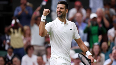 Djokovic thắng nhọc Wu Yibing ở trận đầu Wimbledon