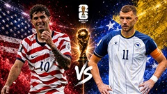 Siêu máy tính dự đoán kết quả Mỹ vs Bosnia tại World Cup 2026