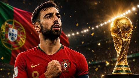 Bruno Fernandes mơ đưa Bồ Đào Nha lần đầu vô địch World Cup
