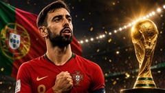 Bruno Fernandes mơ đưa Bồ Đào Nha lần đầu vô địch World Cup