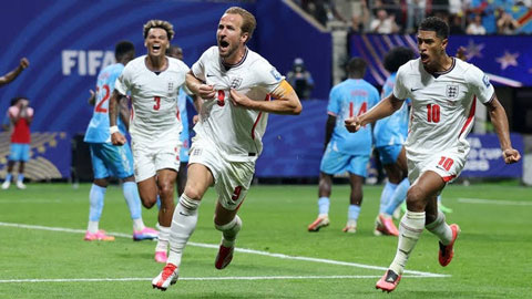 Người hùng Harry Kane lập cú đúp giúp Anh đánh bại CHDC Congo 2-1