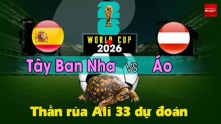 Thần Rùa Ali 33 dự đoán: Tây Ban Nha vs Áo (Vòng 1/16 World Cup 2026)