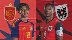 Trực tiếp Tây Ban Nha vs Áo, 02h00 ngày 3/7