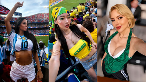 Ngẩn ngơ ngắm dàn hot girl 'đốt cháy' khán đài World Cup 2026