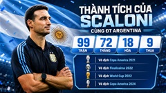 Scaloni chạm mốc 100 trận dẫn dắt Argentina: Nấc thang đến ngôi đền huyền thoại 