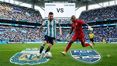 Trực tiếp Argentina vs Cape Verde, 05h00 ngày 4/7
