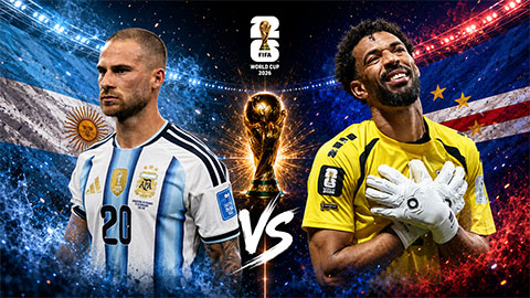 Siêu máy tính dự đoán kết quả Argentina vs Cape Verde tại World Cup 2026