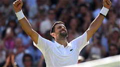 Djokovic cân bằng kỷ lục của Federer ở Wimbledon